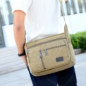 Men Canvas Shoulder Bags Casual Tote Travel Men's Crossbody Bag Luxury Messenger Bags Fashion High Quality Handbag - Image 3