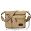 Men Canvas Shoulder Bags Casual Tote Travel Men's Crossbody Bag Luxury Messenger Bags Fashion High Quality Handbag - Image 6