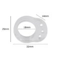 Transparent Doorstop Door Handle Wall Protection Door Handle Buffer Furniture Protection Pad Crash Pad Shockproof Ring Stopper - Image 6
