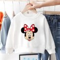 Spring/autumn Baby Girl Minnie Sweatshirt Loose Long Sleeve Tops Fashion Popular Cartoon Children Hoodies Crewneck Pullovers - Image 3
