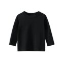 7 Colours Children's T-shirt Cotton Long Sleeve Solid Colour Base Coat Leisure Wear Boys Girls Tops Kids Clothes - Image 6