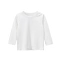 7 Colours Children's T-shirt Cotton Long Sleeve Solid Colour Base Coat Leisure Wear Boys Girls Tops Kids Clothes - Image 4