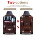 Car Back Seat Organizer Storage Bag with Foldable Table Tray Tablet Holder Tissue Box - Image 6