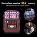 Car Back Seat Organizer Storage Bag with Foldable Table Tray Tablet Holder Tissue Box - Image 2