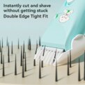 Baby Hair Clipper Quiet Shaving New Baby Electric Pusher Silent Baby Hair Shaving and Fetal Hair Cutting Tool No Lubricating Oil - Image 3