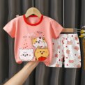 Summer Baby Girl clothes Set Cartoon  short sleeve cotton girls Outfits for 0-3year Kids Clothes - Image 5
