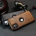 Cell Phone Case High Quality PU Leather Mobile Phones Cases for iPhone 11 12 13 14 15 Pro Max X XR Black Luxury Business Cover - Image 4