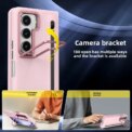 Business Lens Bracket Premium Film Integrated Case For Samsung Galaxy Z Fold 7 6 5 4 3 With Pen Slot Holder Anti-Drop Hard Cover - Image 4