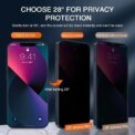 1-3Pcs Anti-spy Tempered Glass For IPhone 15 14 13 12 11 Pro Max Full Cover Privacy Screen Protector For iPhone X XS XR 7 8 Plus - Image 2