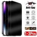 1-3Pcs Anti-spy Tempered Glass For IPhone 15 14 13 12 11 Pro Max Full Cover Privacy Screen Protector For iPhone X XS XR 7 8 Plus