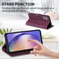 Wallet Card Framework Magnetic Flip Leather Case For Samsung Galaxy A03 A04s A12 A13 A14 A23 A31 A32 A33 A34 A51 A52 A53 A54 A71 - Image 3