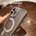 Fashion Magnetic Matte Translucent Shockproof Case For iPhone 16 15 14 13 12 11 Pro Max Plus For Magsafe Wireless Charging Cover - Image 4