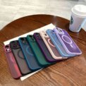Fashion Magnetic Matte Translucent Shockproof Case For iPhone 16 15 14 13 12 11 Pro Max Plus For Magsafe Wireless Charging Cover - Image 6