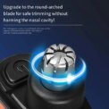 Nose Hair Trimmer Portable Trimmer for Nose Mini Nose and Ear Hair Trimmer Portable Nose Trimmer Rechargeable Trimmer for Man - Image 2
