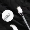 Curtain Rods No Drilling Hooks Self Adhesive Nail-Free Curtain Rod Clamp Bracket Home Storage Shower Hanging Stick Rack Holder - Image 2
