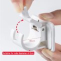 Curtain Rods No Drilling Hooks Self Adhesive Nail-Free Curtain Rod Clamp Bracket Home Storage Shower Hanging Stick Rack Holder - Image 5