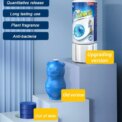 Blue Bubble Toilet Automatic Cleaner with Long Lasting Fragrance and Deodorizing Function Household Bathroom Bowl Deodorizer - Image 3