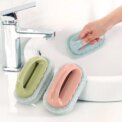 Kitchen Bathroom Toilet Cleaning Magic Sponge Glass Wall Cleaning Bath Brush Handle Sponge Ceramic Window Slot Clean Brush - Image 5