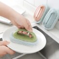 Kitchen Bathroom Toilet Cleaning Magic Sponge Glass Wall Cleaning Bath Brush Handle Sponge Ceramic Window Slot Clean Brush - Image 4