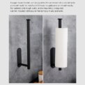 Kitchen Paper Towel Holder Adhesive Tissue Hanger Toilet Roll Paper Dispenser Cabinet Storage Napkin Rack Bathroom Accessories - Image 4