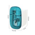 1 PCS Toothpaste Dispenser Bathroom Accessories Wall Mount Lazy Toothpaste Squeezer Toothbrush Holder - Image 2