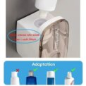 1 PCS Toothpaste Dispenser Bathroom Accessories Wall Mount Lazy Toothpaste Squeezer Toothbrush Holder - Image 5