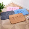 Anti Slip Mat Faux Cashmere Memory Foam Carpet Coral Fleece Super Absorbent Floor Mat Kitchen Living Room Bathroom - Image 6