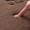 Anti Slip Mat Faux Cashmere Memory Foam Carpet Coral Fleece Super Absorbent Floor Mat Kitchen Living Room Bathroom - Image 3