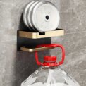 Toilet Paper Roll holder With Shelf Aluminum Toilet Paper dispenser  No Drill Tissue hanger Toilet Bathroom Accessories - Image 2