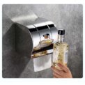 Toilet Paper Holder New Creative Stainless Steel Gold Tissue Holder Box Toilet Waterproof Tissue Holder Toilet - Image 3