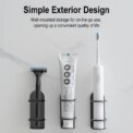 Wall-Mounted Electric Toothbrush Holder Holder Punch-Free Razor Holder Storage Shelf Toothbrush Organizer Bathroom Accessories - Image 3