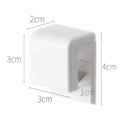 1-100pcs Punch-free Toothbrush Holder Wall-mounted Toothpaste Holder Storage Rack Holders Organizer Bathroom Accessories - Image 6