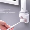 Wall Mount Automatic Toothpaste Dispenser Bathroom Supplies Toothpaste Squeezer Toothbrush Holder toothpaste squeezer - Image 3
