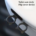Toilet Seat Lifters Multifunction Silicone Self-Adhesive Cabinet Door Handle Avoid Touching Toilet Lid Handle Wc Accessories - Image 4