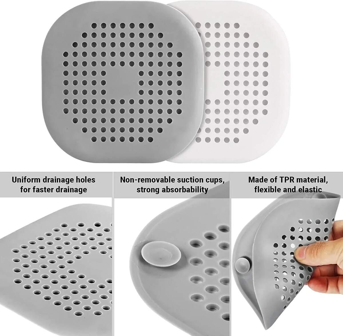 Plug Stopper Kitchen Sewer Silicone Bathroom Floor Bathtub WaterFilter Home Accessories Shower Drain Hair Catcher Sink Strainer - Image 6