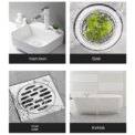Disposable Shower Drain Hair Catcher Mesh Shower Drain Covers Floor Sink Strainer Filter Hair Stopper For Bathroom Kitchen - Image 5