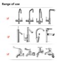 2/3 Modes Universal Kitchen Faucet Adapter 360° Rotation Faucet Filter Extenders Kitchen Gadgets Spray Water Saving Tap Nozzle - Image 3