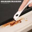 Grill Brush V-shaped Hooked Brush and Scraper Multifunctional Barbecue Kit Net Cleaning Brush for  Kitchen Gadget - Image 3