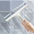 3-in-1 Hand-held Spray Window Wipers Silicone Shower Squeegee Wiper with Nozzle Watering Can Bathroom Mirror Glass Cleaning Tool - Image 4