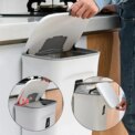 7/10L Wall Mounted Trash Can Household Galley Waste Bin Hanging Bathroom Trash Can With Lid Food Garbage Bin Kitchen Accessories - Image 2