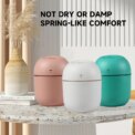 2pcs Mini USB Aroma Diffuser 220ml Ultrasonic Air Humidifiers Mute Car Diffuser Portable Essential Oil Diffuser with LED Lights - Image 2