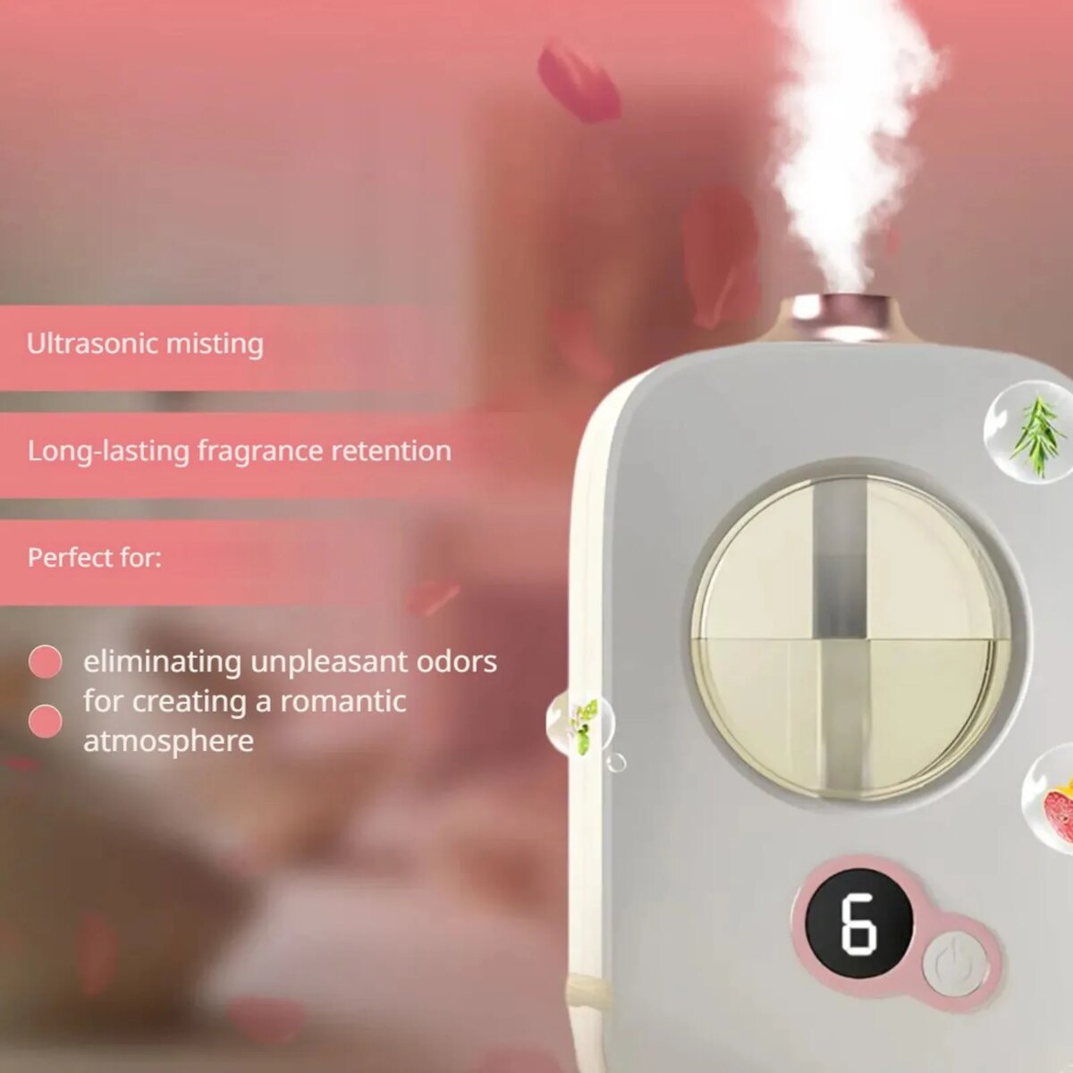 Intelligent Aromatherapy Machine Automatic Spray Machine Humidification Household Freshener Toilet Deodorant Rechargeable - Image 5