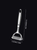 Kitchen Vegetable Peeler Stainless Steel Melon Planer Double-Head Peeler Household Multiple-Function Fruit And Vegetable Peeler - Image 6