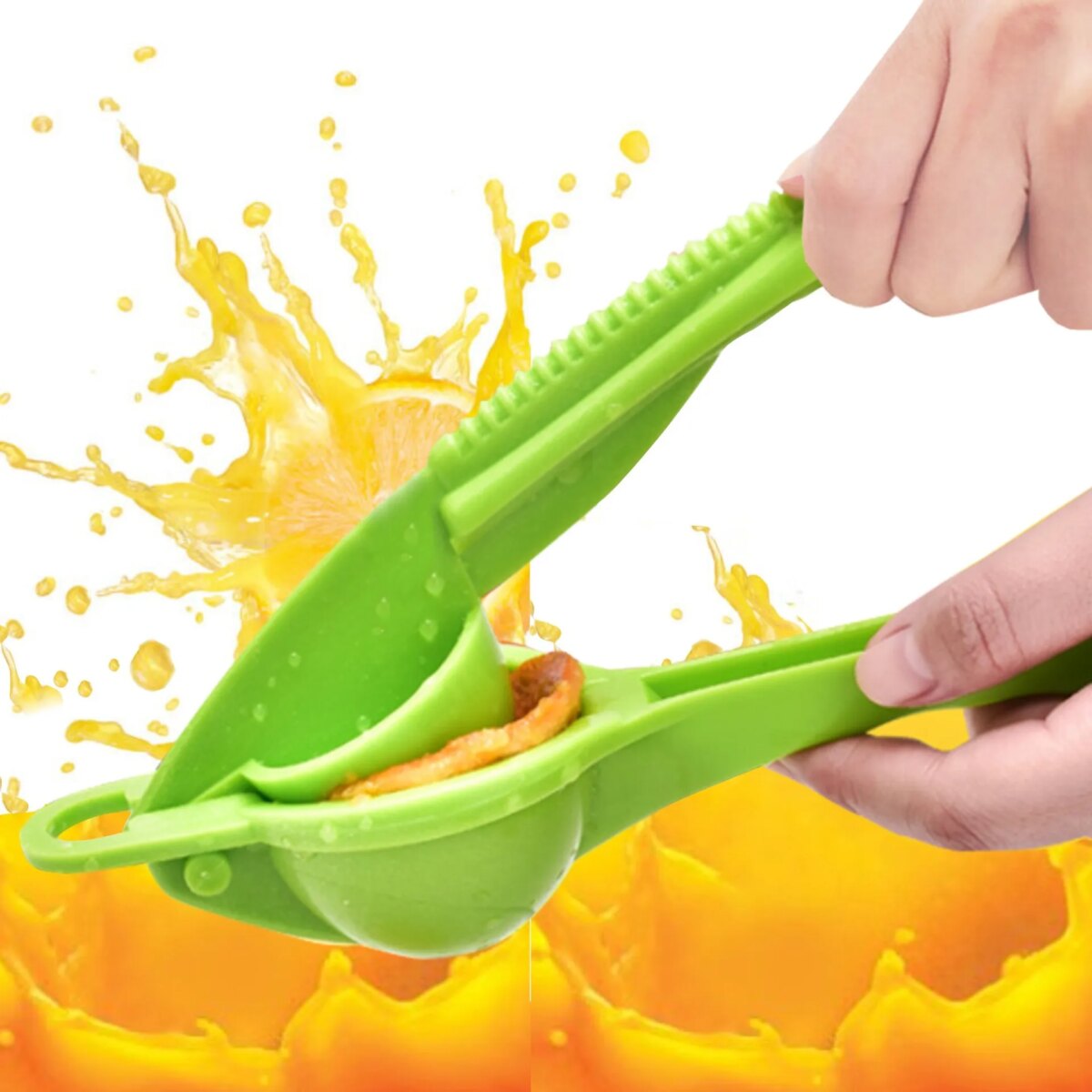 Plastic Lemon Lime Squeezer,Handily Manual Citrus Press Juicer,Hand Press Juicier Fresh Fruit Tool Kitchen Tools - Image 1