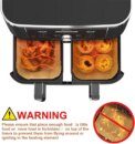 23CM Air Fryer Disposable Baking Paper Liner Non-Stick Mat Steamer Square Round Parchment for Microwave Oven Kitchen Cookers - Image 4