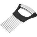 1pc Stainless Steel Onion Slicer Holder, Multipurpose Meat Tenderizers, Vegetable Potato Tomato Lemon Cutting Tool, Full Grip Ha - Image 6