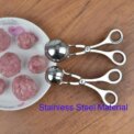Meat Ball Maker Tool Stainless Steel Clip Round Rice Ball Shaper Spoon Meatball Making Mold Non Stick Stuffed Kitchen Gadget - Image 3