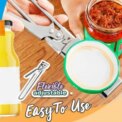Can Opener Adjustable Steel Non-Slip Manual Jar Bottle Bottle Lid Opener Gadget Home Kitchen Professional Gadgets Tool - Image 5