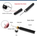 1Pc Black Stainless Steel Wine Air Pressure Corkscrew Cork Remover Air Pump Wine Bottle Opener Safety Portable Wine Corkscrew - Image 4