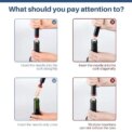 1Pc Black Stainless Steel Wine Air Pressure Corkscrew Cork Remover Air Pump Wine Bottle Opener Safety Portable Wine Corkscrew - Image 5
